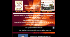 Desktop Screenshot of kleinaberfein-web.de